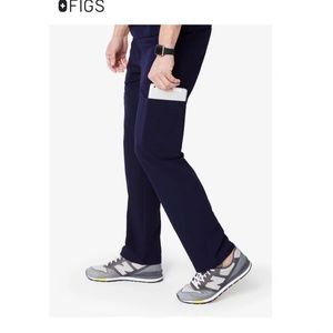 Figs "Cario Cargo" Scrub Pants - Navy